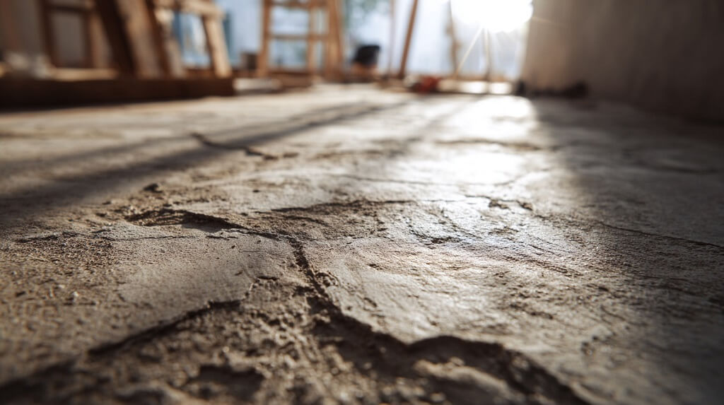 Neravna i ispucala podloga koja zahteva pripremu pre lepljenja pločica